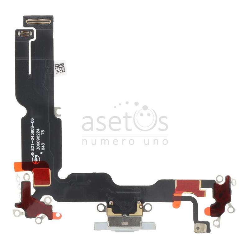 Charging Port Flex Cable for iPhone 15 Plus Blue OEM