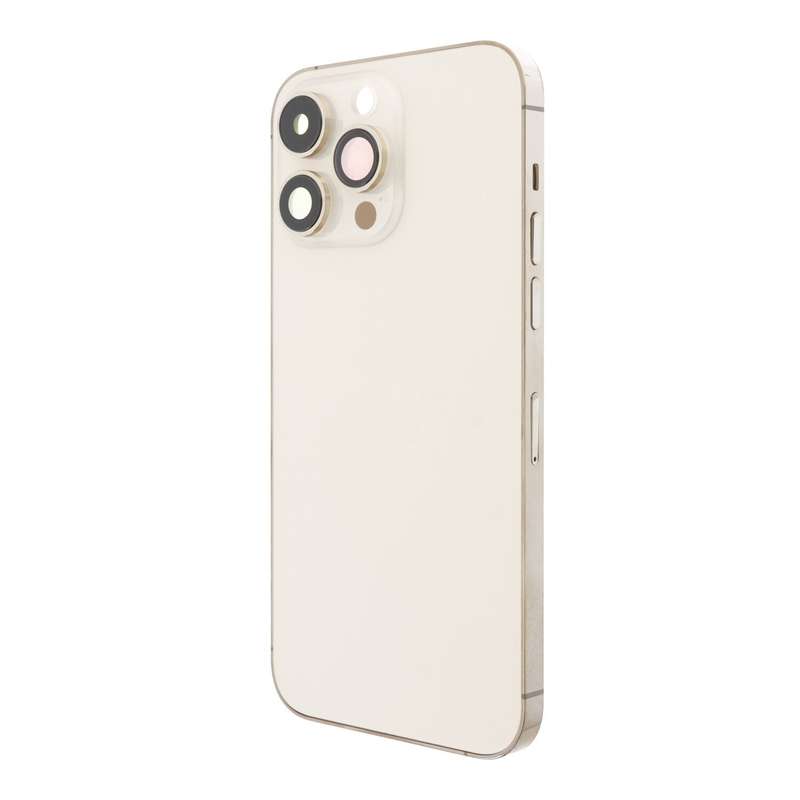 Middle Frame + Battery Door + Back Camera Lens and Bezel + Side Buttons + SIM Card Tray with Magn...