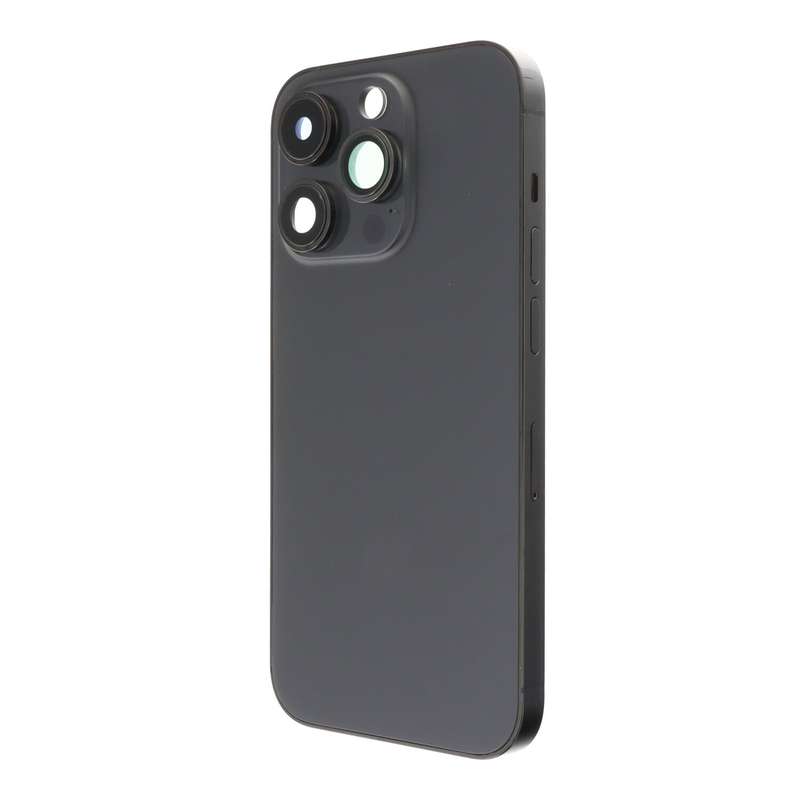 Middle Frame + Battery Door + Back Camera Lens and Bezel + Side Buttons + SIM Card Tray with Magn...