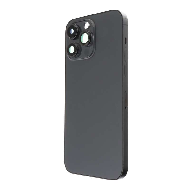 Middle Frame + Battery Door + Back Camera Lens and Bezel + Side Buttons + SIM Card Tray with Magn...