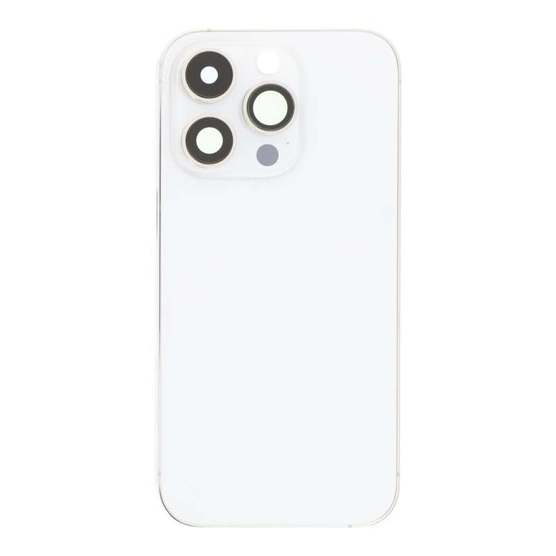 Middle Frame + Battery Door + Back Camera Lens and Bezel + Side Buttons + SIM Card Tray with Magn...