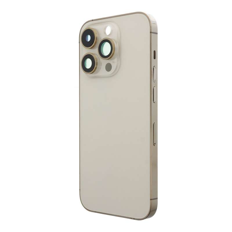 Middle Frame + Battery Door + Back Camera Lens and Bezel + Side Buttons + SIM Card Tray with Magn...