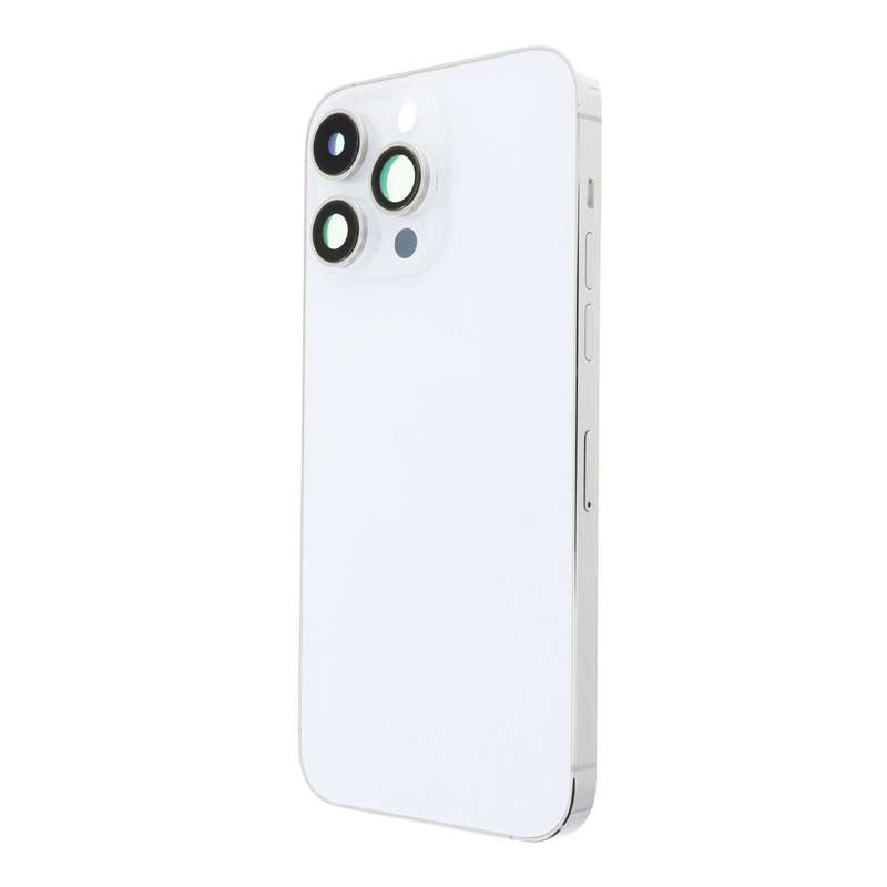 Middle Frame + Battery Door + Back Camera Lens and Bezel + Side Buttons + SIM Card Tray with Magn...