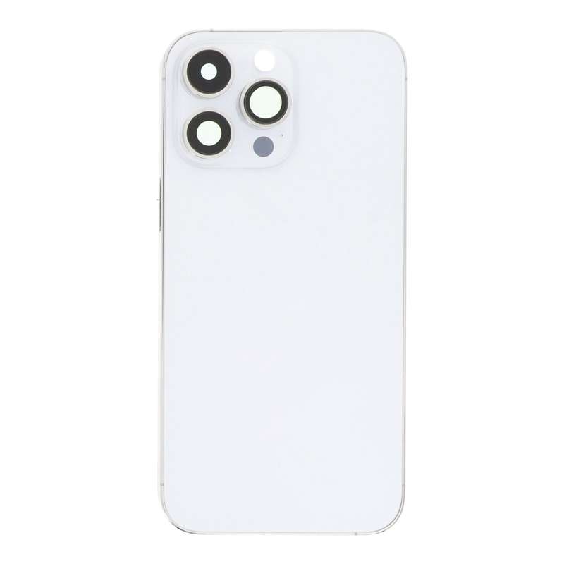 Middle Frame + Battery Door + Back Camera Lens and Bezel + Side Buttons + SIM Card Tray with Magn...