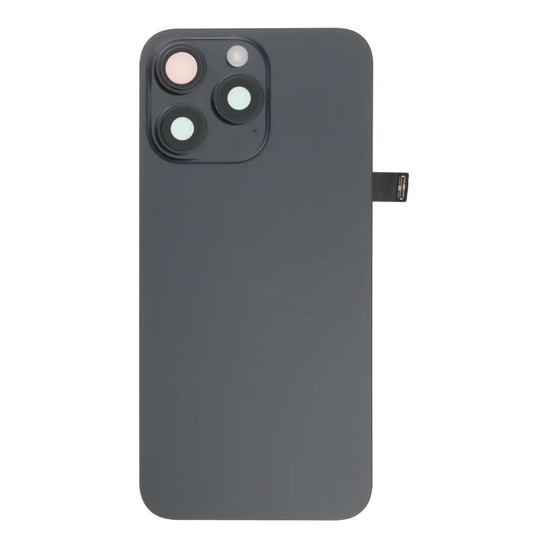 Battery Door + Back Camera Lens and Bezel with Magnetism Ring+Metal Plate+Wireless Charger Chip+F...