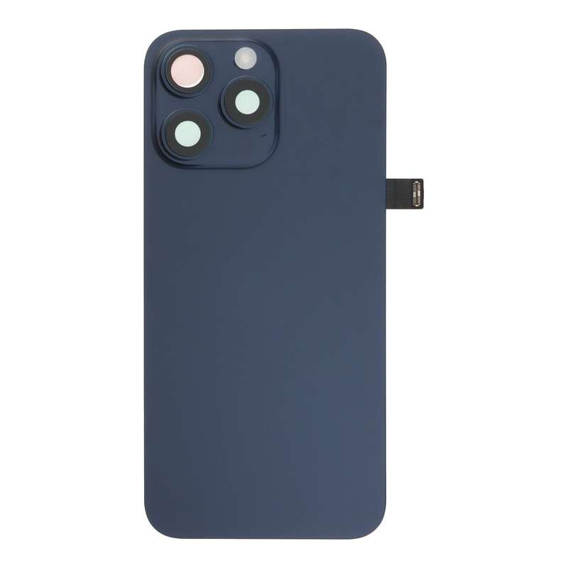 Battery Door + Back Camera Lens and Bezel with Magnetism Ring+Metal Plate+Wireless Charger Chip+F...