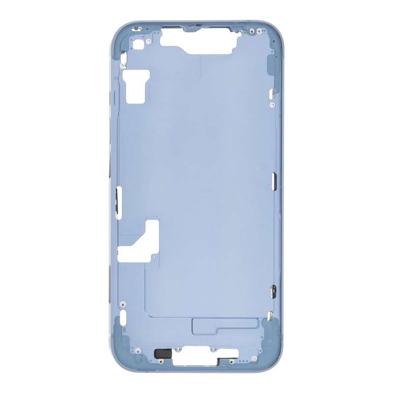 Middle Frame with Side Key+Side Rails+Card Tray+Speaker Anti-Dust Mesh for iPhone 14 European Ver...