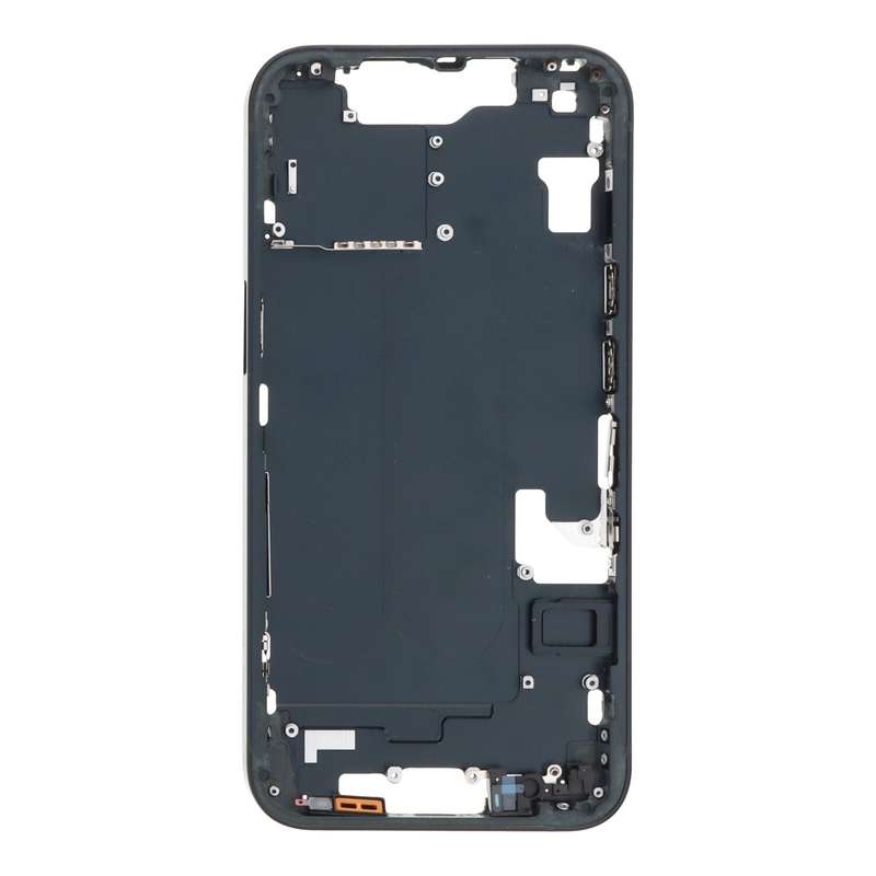 Middle Frame with Side Key+Side Rails+Card Tray+Speaker Anti-Dust Mesh for iPhone 14 European Ver...