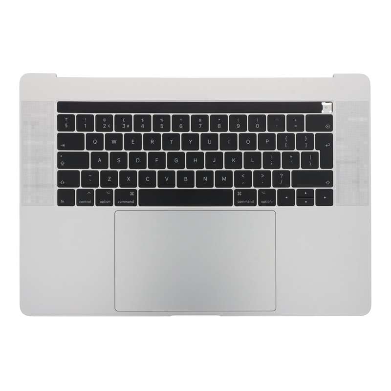 Keyboard With C Shell and Touch Board for MacBook Pro 15.4" A1707 UK Version 2016-2017 Silver Ori...