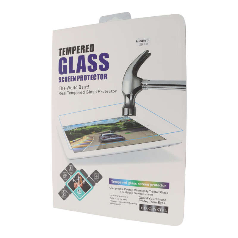 Tempered Glass Screen Protector for iPad Pro 13 2024(7th) Transparent