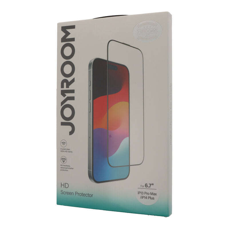 JOYROOM JR-MCQ072 Ultra HD Full Screen Tempered Glass Screen Protector for iPhone 13 Pro Max 6.7"...