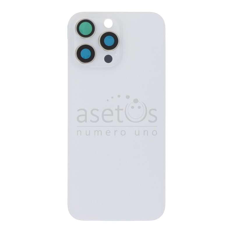 Battery Door + Back Camera Lens and Bezel with Magnetism Ring+Metal Plate for iPhone 16 Pro Max W...