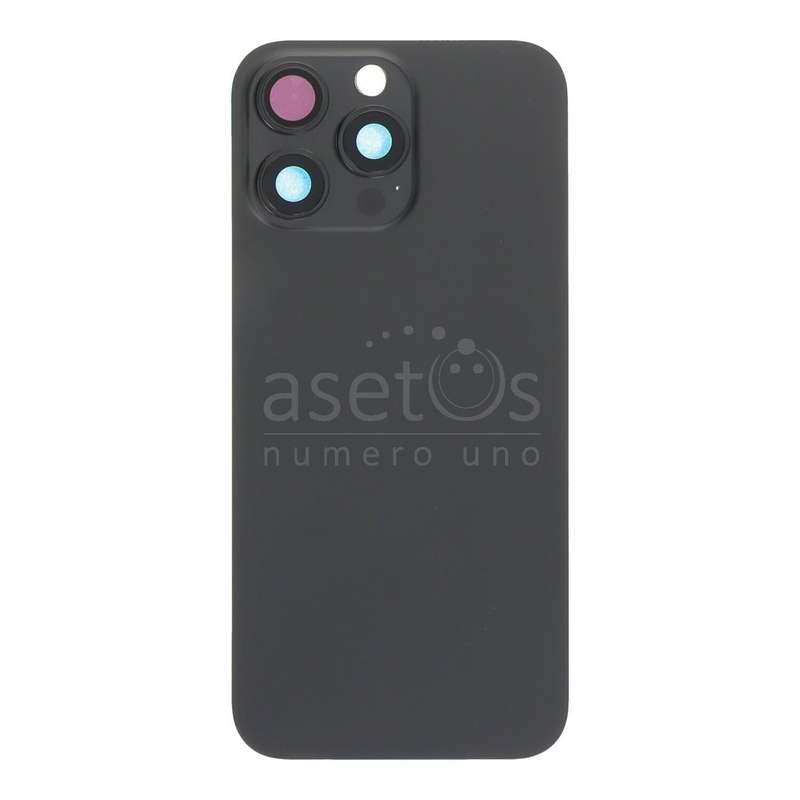Battery Door + Back Camera Lens and Bezel with Magnetism Ring+Metal Plate for iPhone 16 Pro Max B...