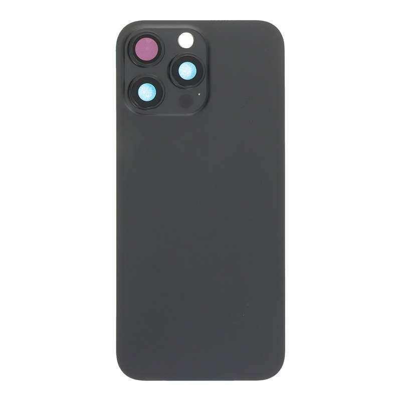 Battery Door + Back Camera Lens and Bezel with Magnetism Ring+Metal Plate for iPhone 16 Pro Max B...