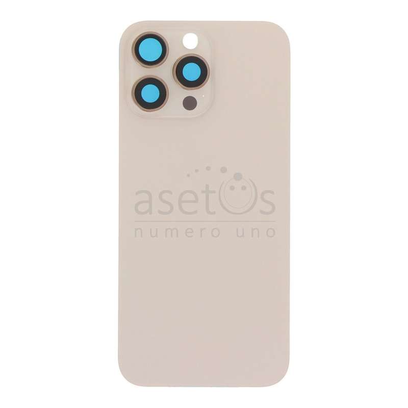 Battery Door + Back Camera Lens and Bezel with Magnetism Ring+Metal Plate for iPhone 16 Pro Max D...