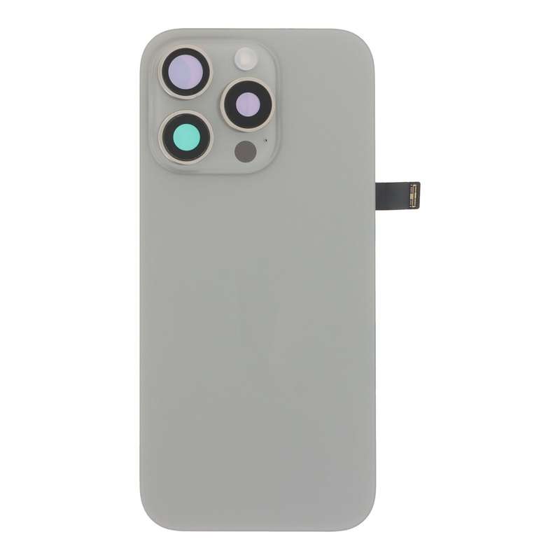 Battery Door + Back Camera Lens and Bezel with Magnetism Ring+Metal Plate+Wireless Charger Chip+F...
