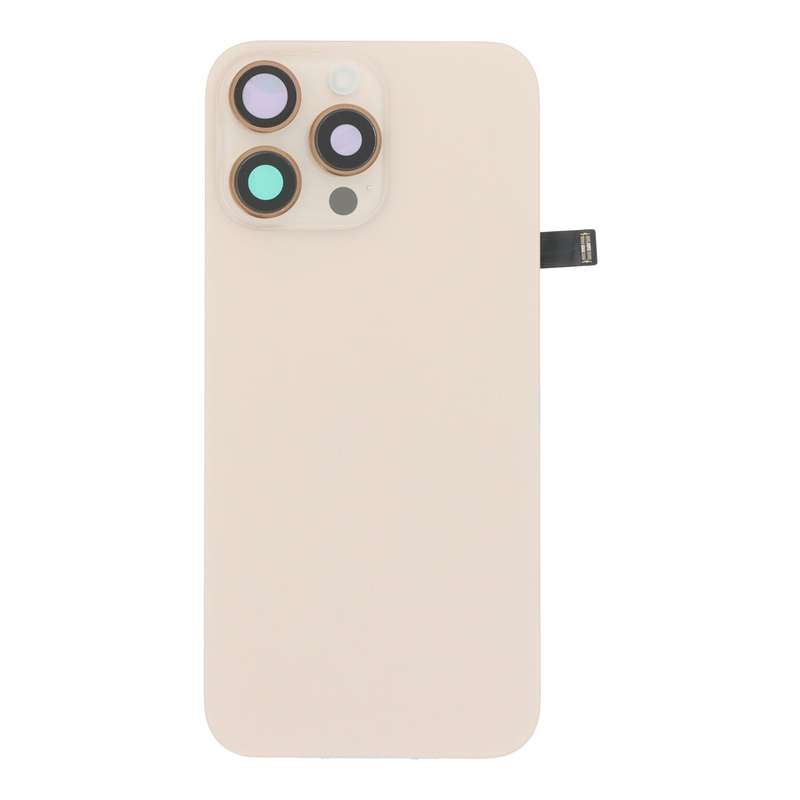 Battery Door + Back Camera Lens and Bezel with Magnetism Ring+Metal Plate+Wireless Charger Chip+F...