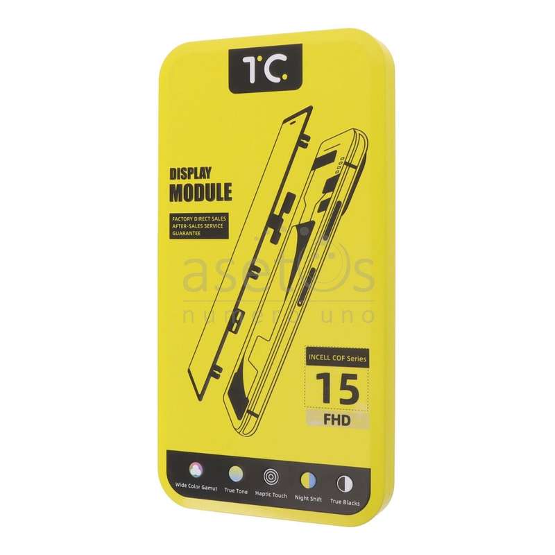 Screen Replacement for iPhone 15 TC Black Incell