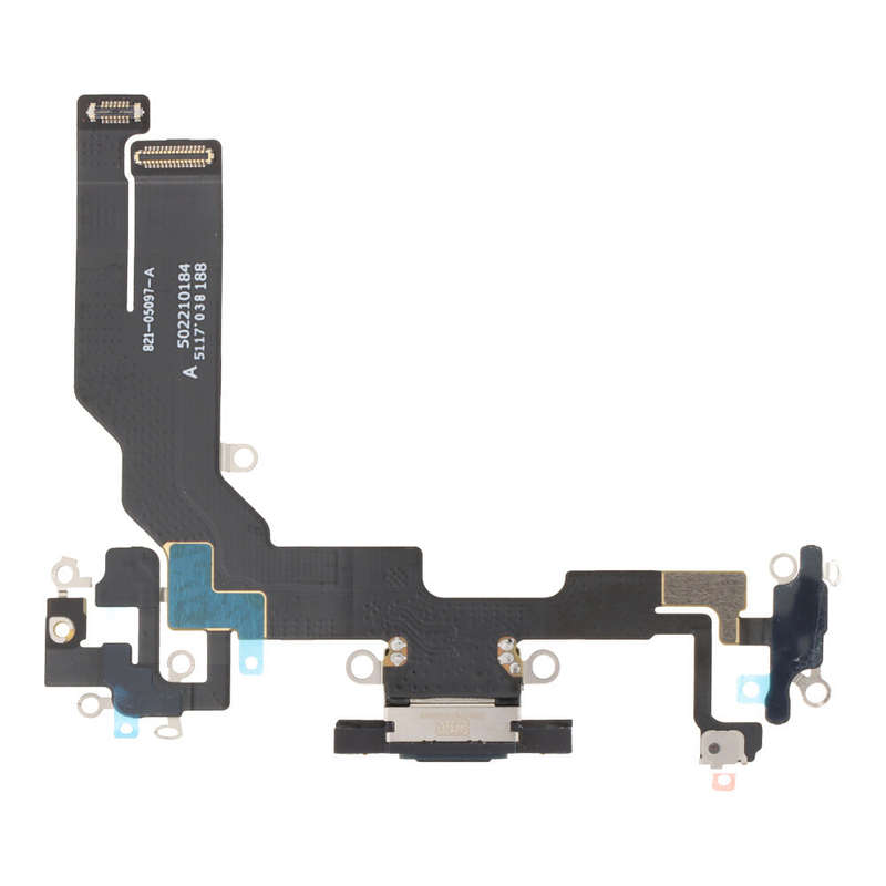 Charging Port Flex Cable for iPhone 16e Black Ori
