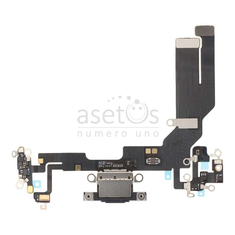 Charging Port Flex Cable for iPhone 16e Black Ori