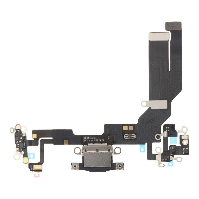 Charging Port Flex Cable for iPhone 16e Black Ori