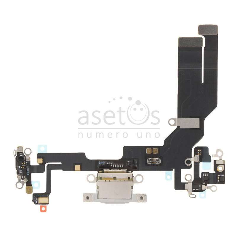 Charging Port Flex Cable for iPhone 16e White Ori