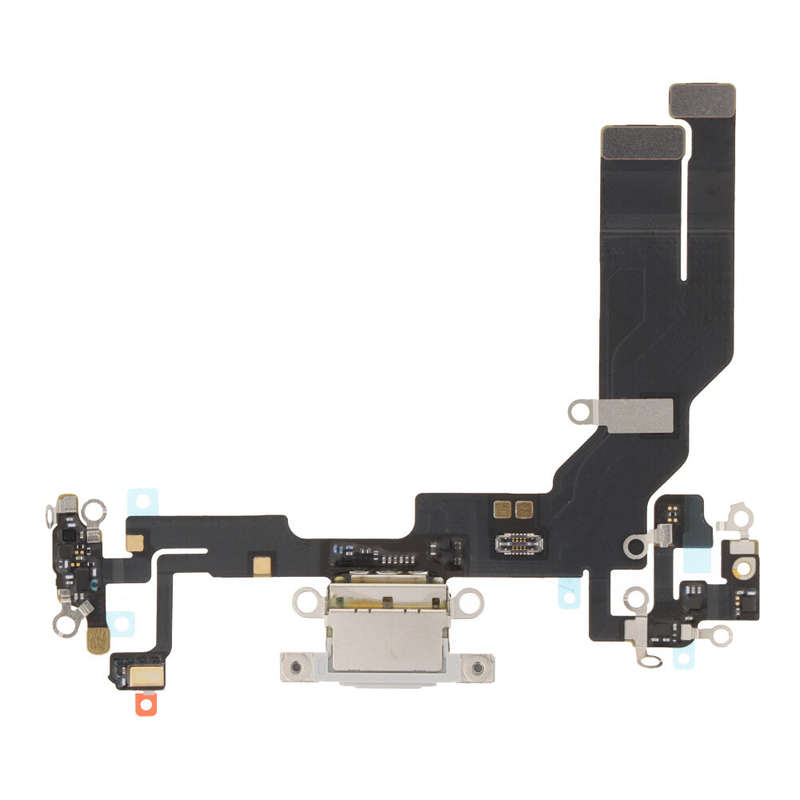 Charging Port Flex Cable for iPhone 16e White Ori
