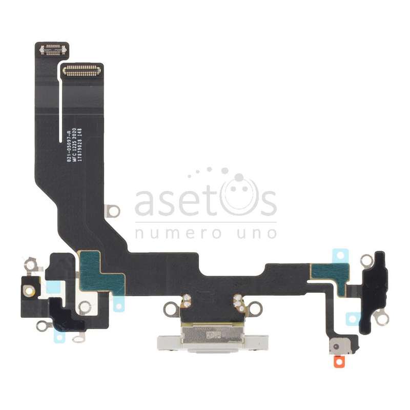 Charging Port Flex Cable for iPhone 16e White Ori