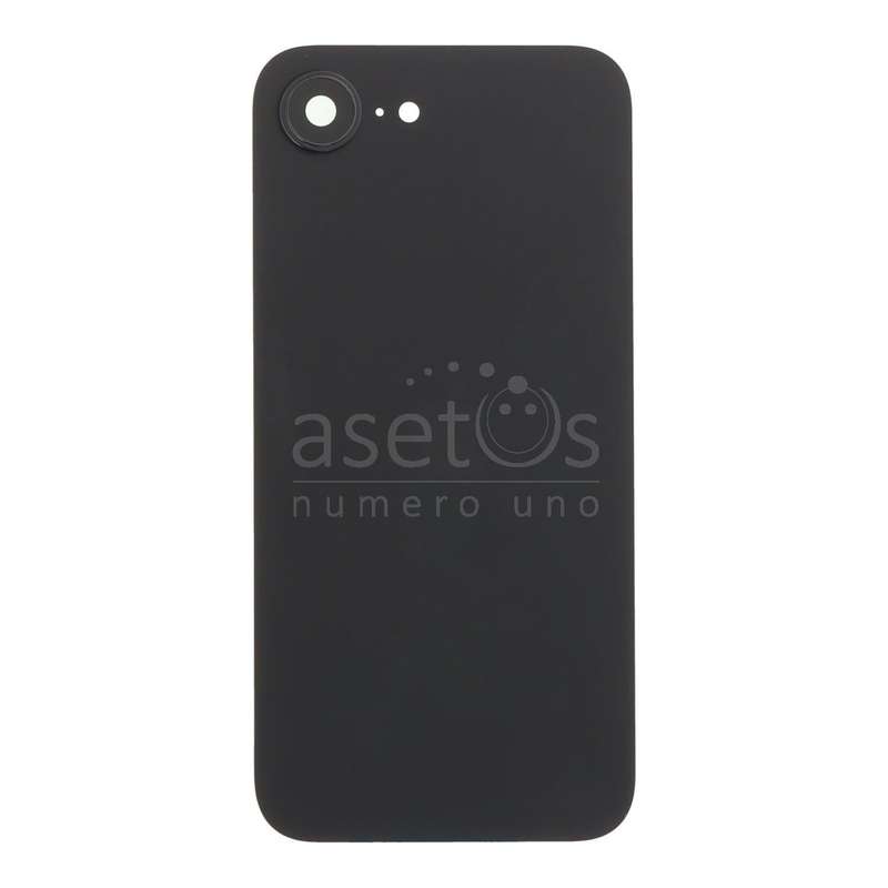 Battery Door + Back Camera Lens and Bezel with Bracket for iPhone 16e Black OEM