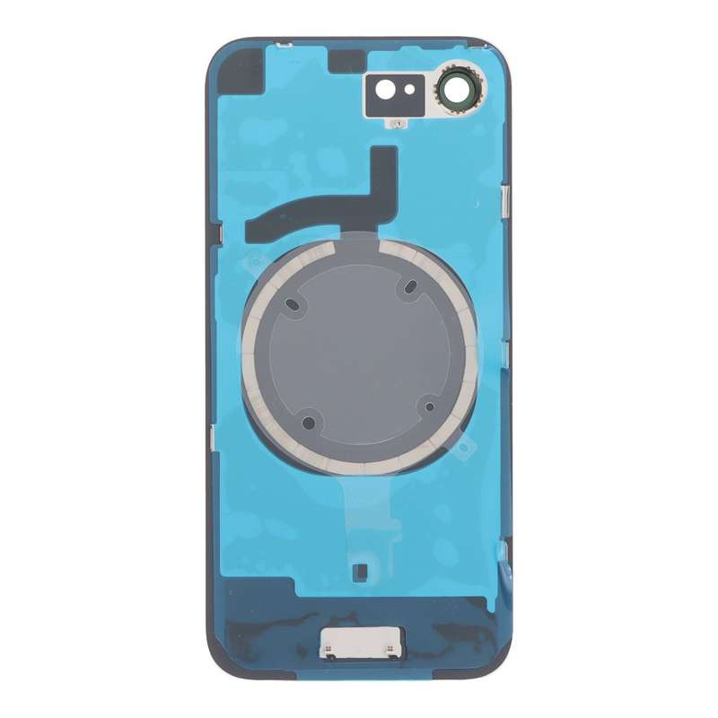 Battery Door + Back Camera Lens and Bezel with Bracket for iPhone 16e White OEM
