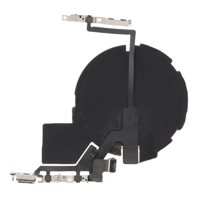 Wireless Charger Chip With Power&Volume Flex Cable for iPhone 14 Pro Max Diagnosable Ori R