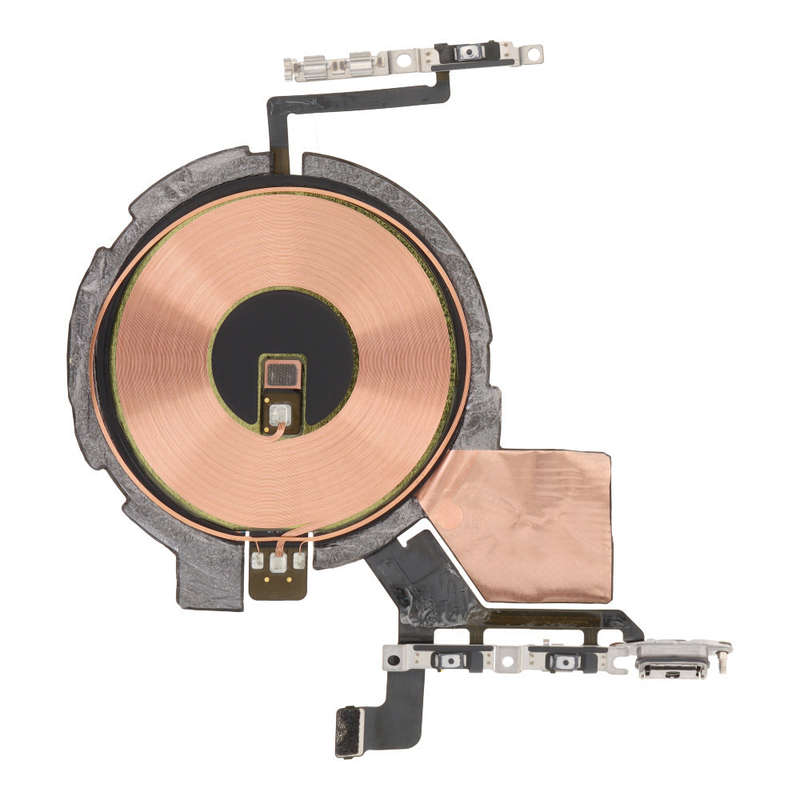 Wireless Charger Chip With Power&Volume Flex Cable for iPhone 14 Pro Max Diagnosable Ori R