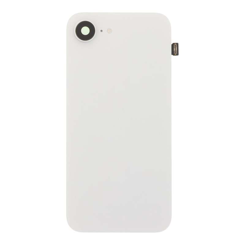 Battery Door + Back Camera Lens and Bezel with Metal Plate+Wireless Charger Chip+Flash Light for ...