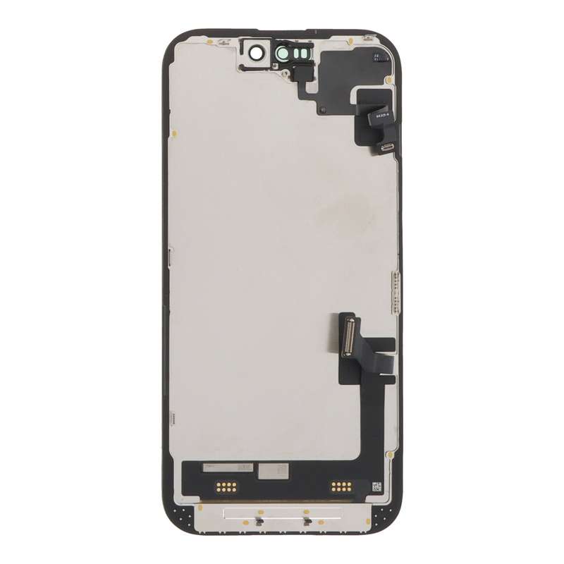 Screen Replacement with Proximity Light Sensor Flex Cable for iPhone 15 Diagnosable Black OEM R
