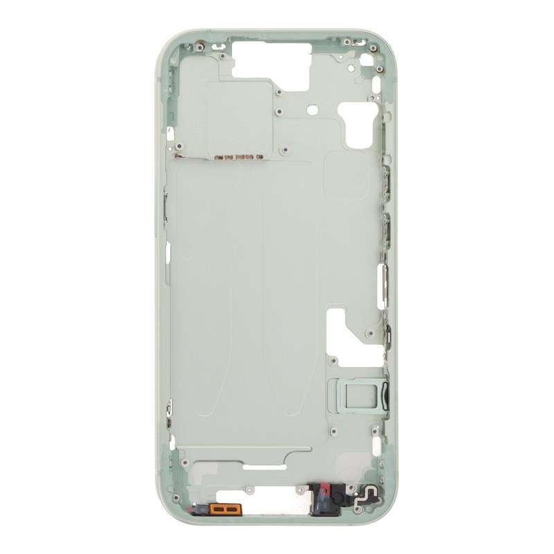 Middle Frame with Side Key+Side Rails+Card Tray+Speaker Anti-Dust Mesh for iPhone 15 A3089 Europe...