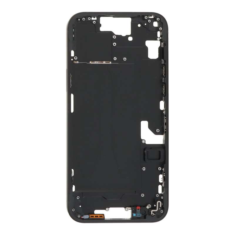 Middle Frame with Side Key+Side Rails+Card Tray+Speaker Anti-Dust Mesh for iPhone 15 Plus A3093/A...