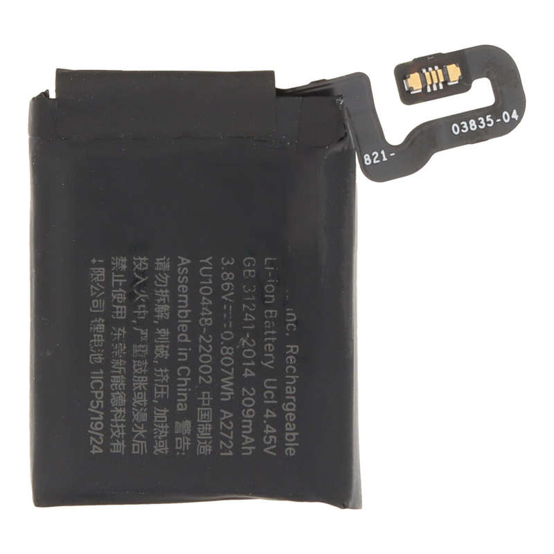 A2721 209mAh Battery + Battery Adhesive for Apple Watch SE 2022/2nd 40mm GPS Version OEM without ...