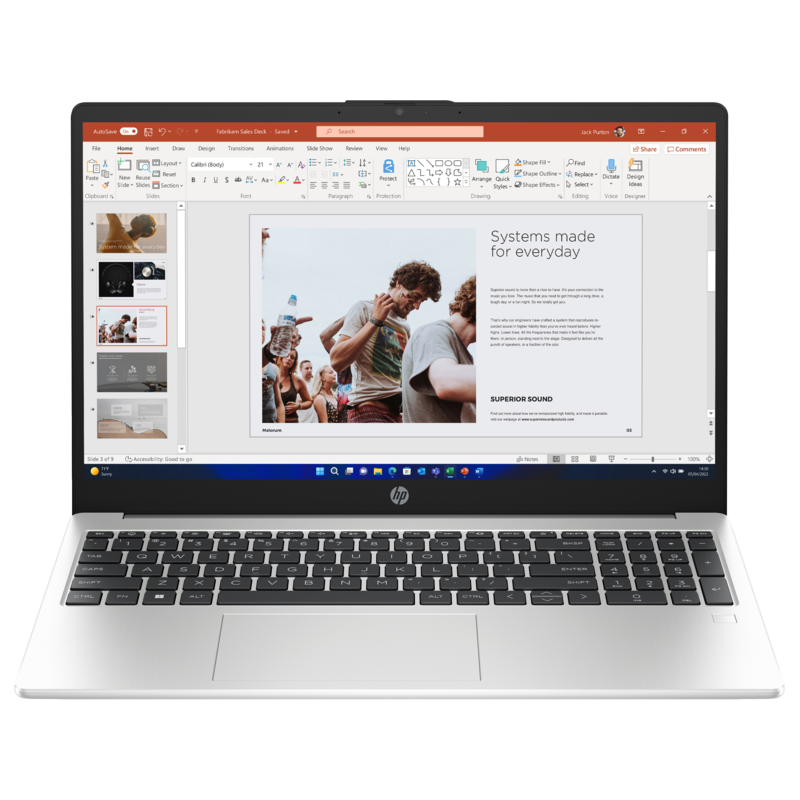 HP 250 G10 UMA I3-1315U 250 G10 / 15.6 FHD AG SVA 250 / 8GB 1D DDR4 3200 CR SODIMM MEMORY / 512GB...