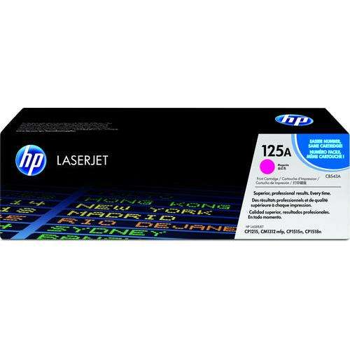 HP 125A MAGENTA LASERJET  TONER CARTRIDGE CP1215/1515/1518 & CM1312 PRINT CARTRIDGE COLOURSPHERE ...