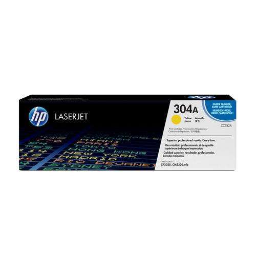 HP 304A COLOR LASERJET CP2025 YELLOW PRINT TONER CARTIDGE PRINTS APPROXIMATELY 2 800 PGS USING TH...