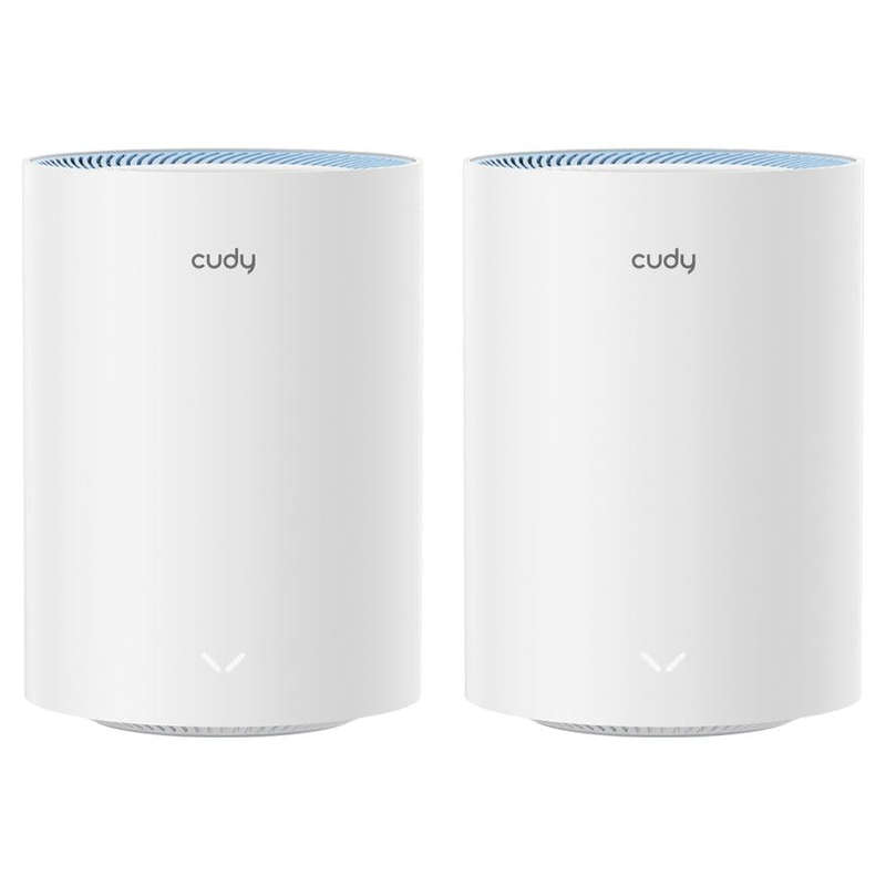 Cudy Dual Band WiFi 5 1200Mbps Fast Ethernet Mesh 2 Pack | M1200 (2-Pack)