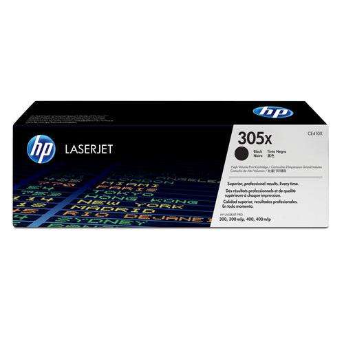 HP 305X BLACK LASERJET TONER CARTRIDGE FOR LASERJET PRO 300 AND 400 COLOR SERIES