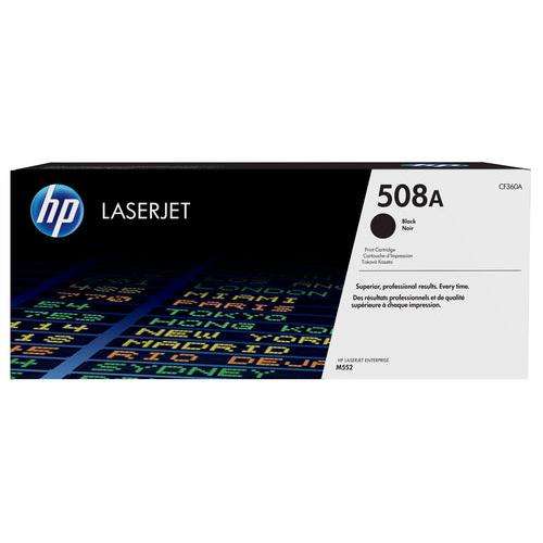 HP 508A BLACK LASERJET ENTERPRISE M552/M553 CARTRIDGE YIELD 6000 PGS
