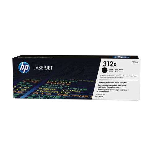 HP 312X HIGH CAP BLACK TONER CARTRIDGE