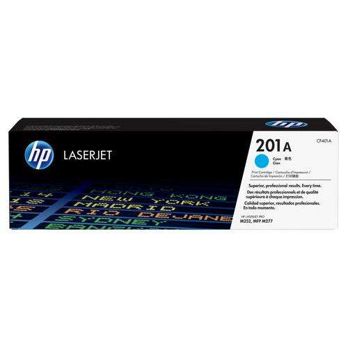 HP 201A CYAN LASERJET MFP M277/M252 TONER CARTRIDGE YIELD 1400 PGS
