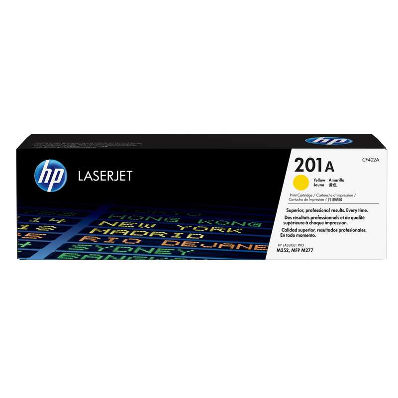 HP 201A YELLOW LASERJET MFP M277/M252 TONER CARTRIDGE YIELD 1400 PGS