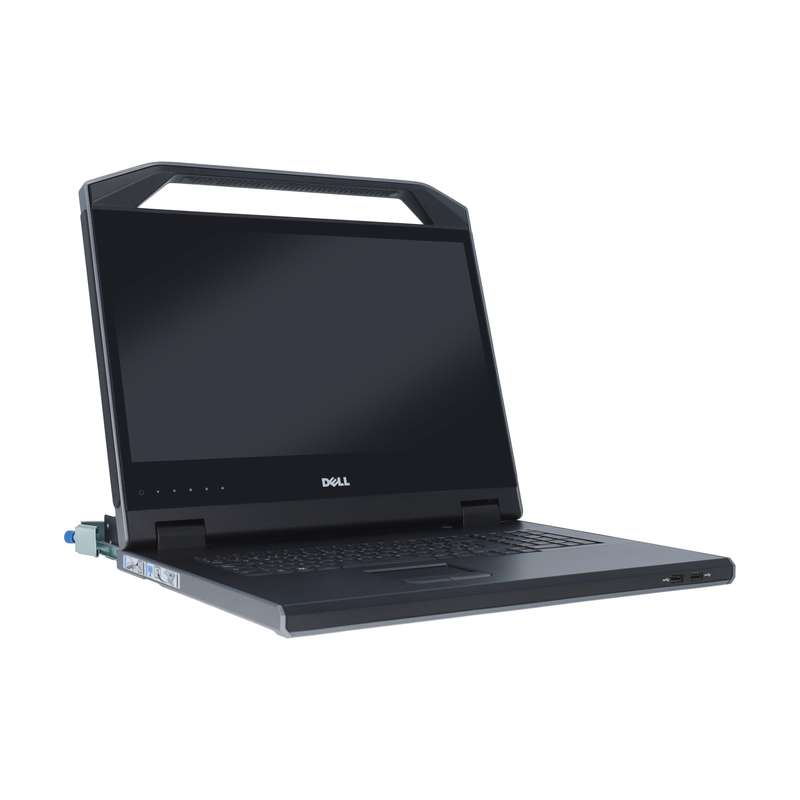 Dell 18.5-inch LED KMM DKMMLED185-001 1U KVM Switch Console 481-BBBC (Used)