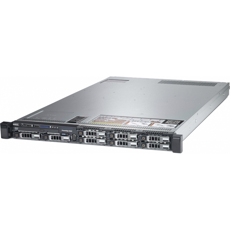 Dell PowerEdge R620: Intel Xeon E5-2640 Six Core, 64GB RAM, 2 x 300GB 2.5 inch 10K SAS Drive, 8-B...