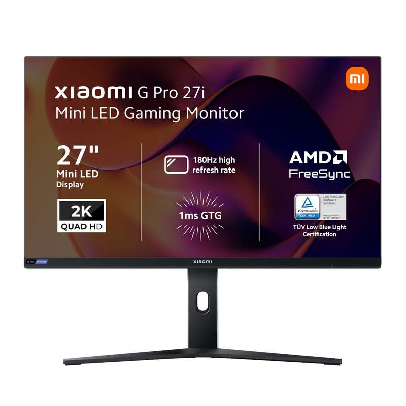 Xiaomi G Pro 27i 27" 2K 1440p Mini LED IPS Gaming Monitor (180Hz, 1ms, 16_9, HDMI/DP, AMD FreeSyn...