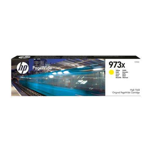 HP 973X HIGH YIELD YELLOW ORIGINAL PAGEWIDE CARTRIDGE